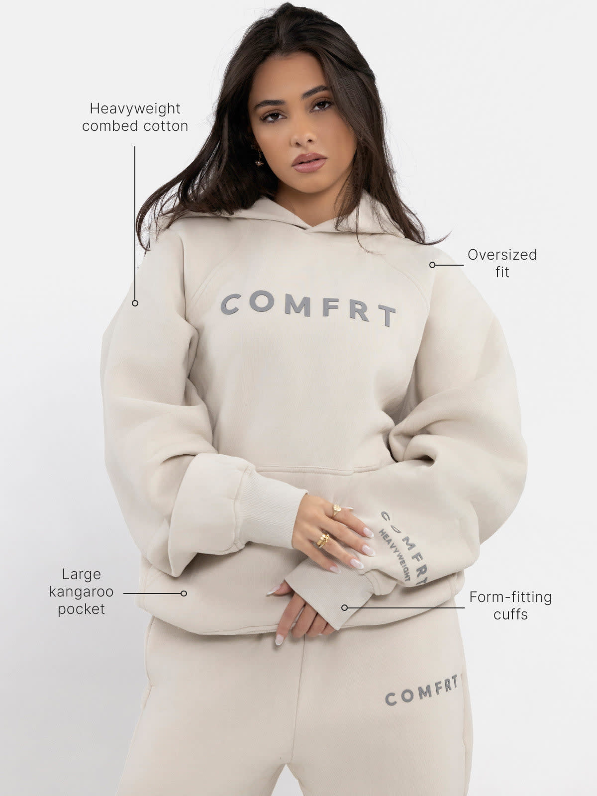 Qamis x Comfrt Unisex Tranquil Hoodie
