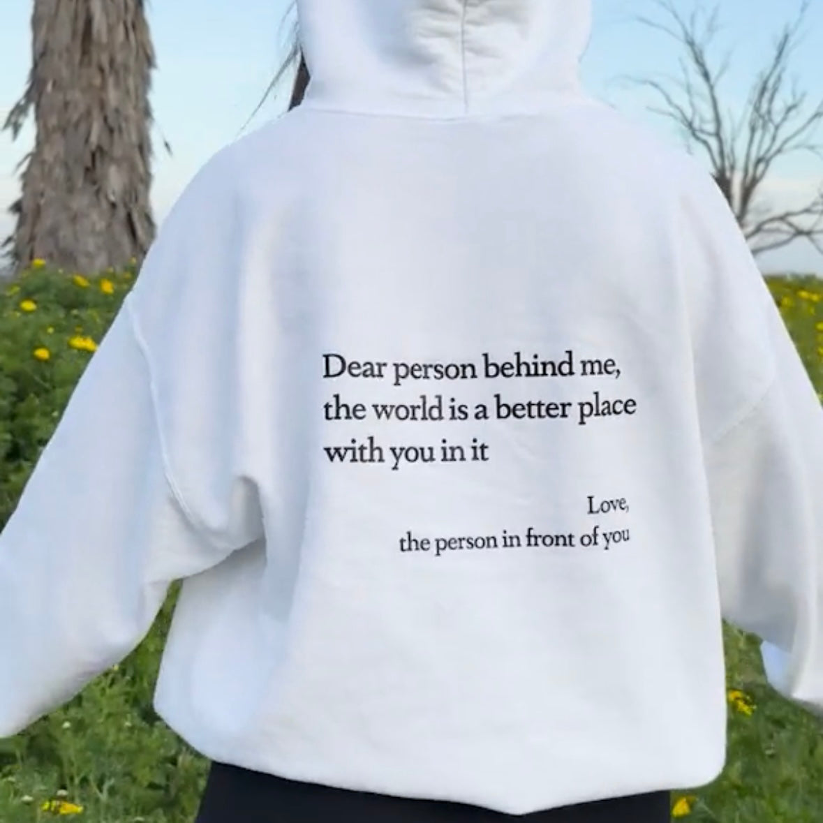 The Qamis™Unisex ''Dear Person Behind Me!''