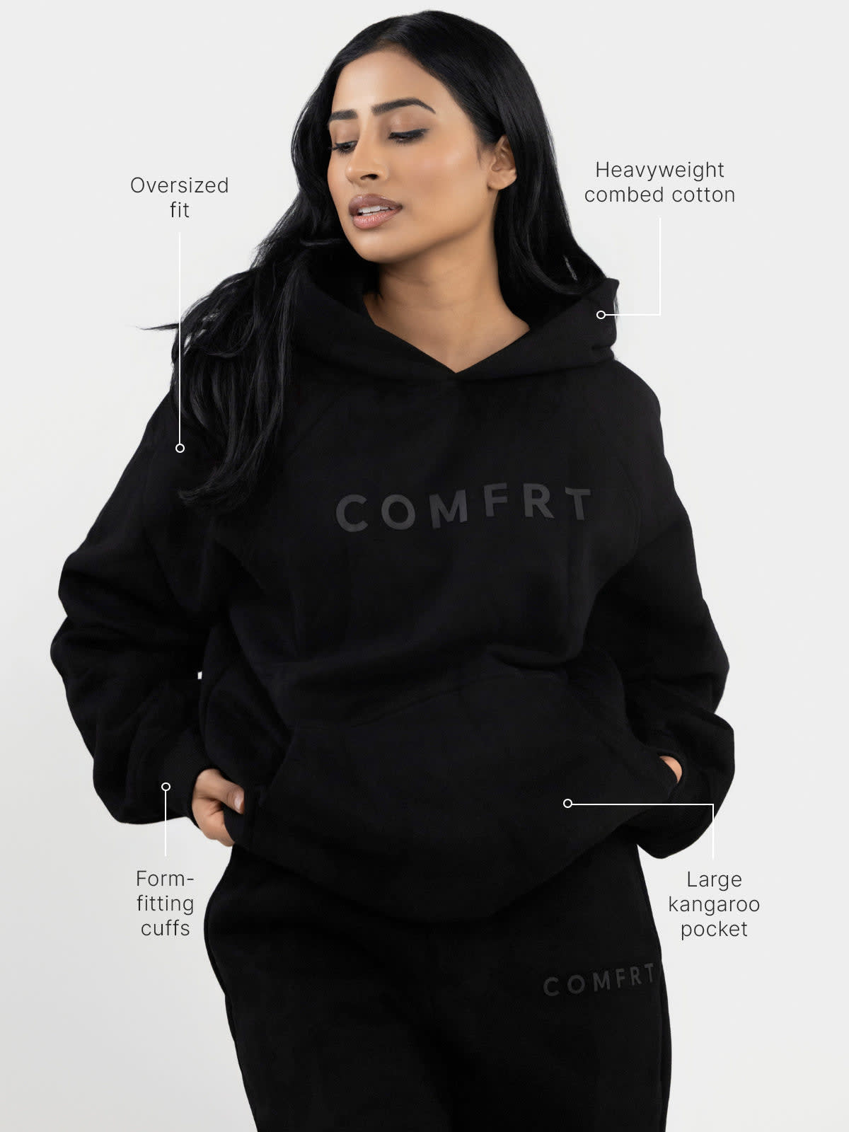 Qamis x Comfrt Unisex Tranquil Hoodie