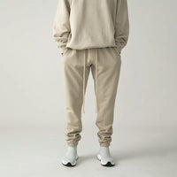New High Quality Sweatpants 100% Cotton Hoodie Jogging Pants Fashion Unisex High Street Hip Hop Sports Pants