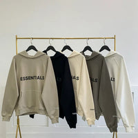 2024 Fashion Brand Hoodies ESSENTIALS Men's Sweatshirt Silica gel letter hip hop loose Unisex oversize Hoodie