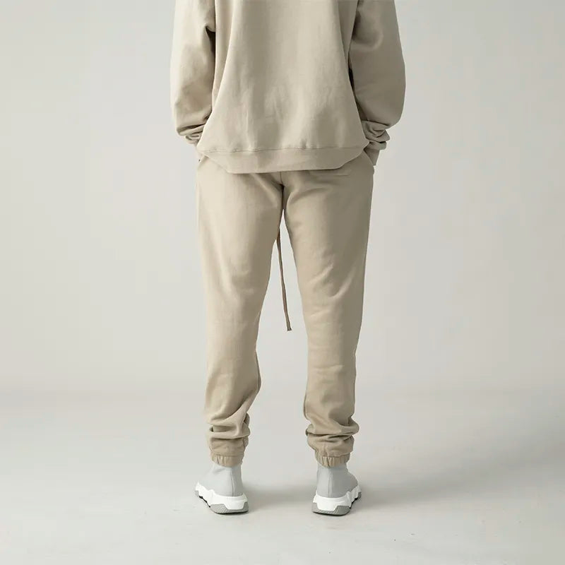 New High Quality Sweatpants 100% Cotton Hoodie Jogging Pants Fashion Unisex High Street Hip Hop Sports Pants