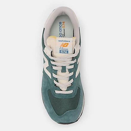 New Balance 574 Classic Sneakers – Suede/Mesh Comfort